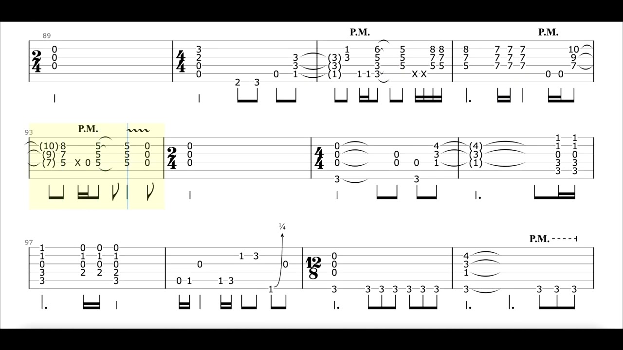Dream Theater - Erotomania - Guitar TAB