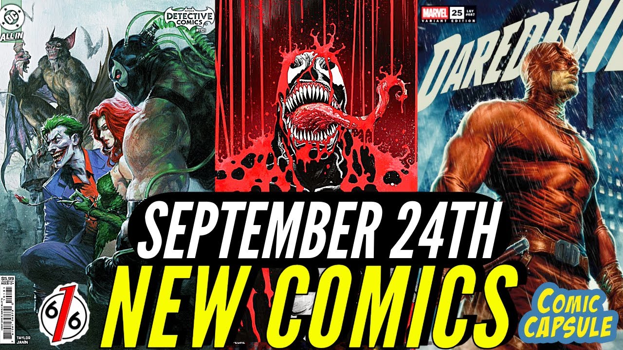 NEW COMIC BOOKS RELEASING SEPTEMBER 24th 2025 DC  MARVEL COMICS PREVIEWS COMING OUT THIS WEEK 