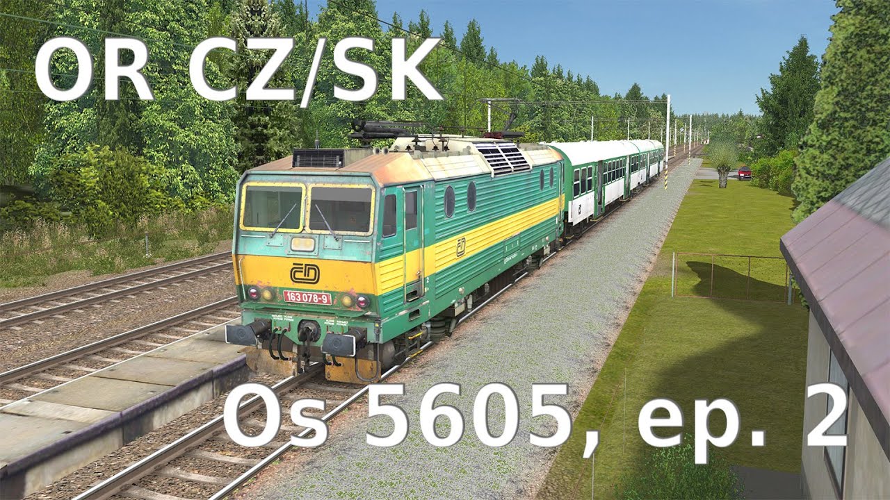 Open Rails CZ/SK | Trať 042 | Os 5605, ep. 2: Týniště nad Orlicí - Choceň