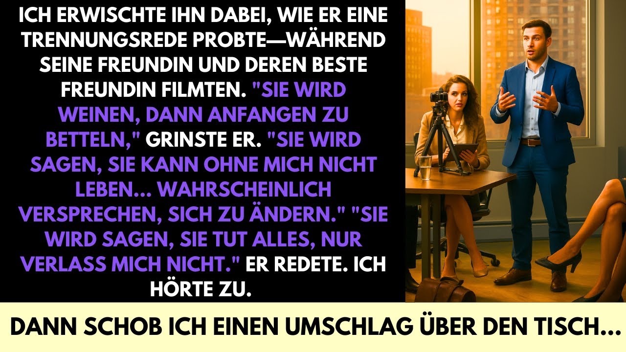 Er Übte Eine Trennungsrede, Um Mich Zu Demütigen — Also Gab Ich Ihm Schweigend Den Umschlag