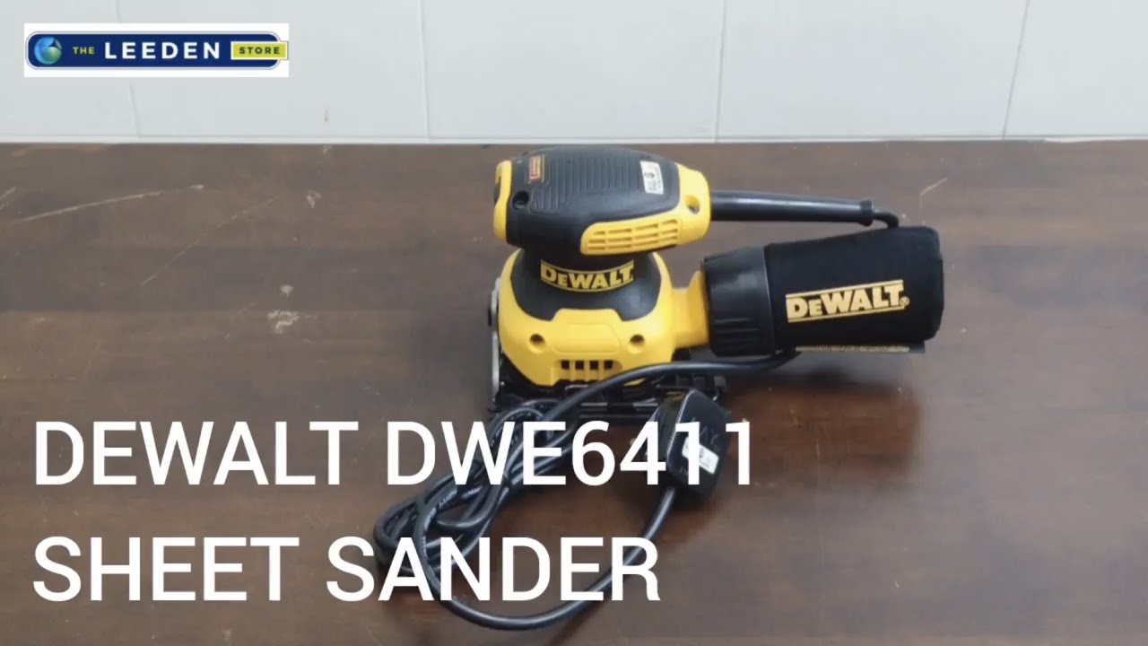 DEWALT DWE6411-B1 Sheet Palm Grip Sander - Installation Video