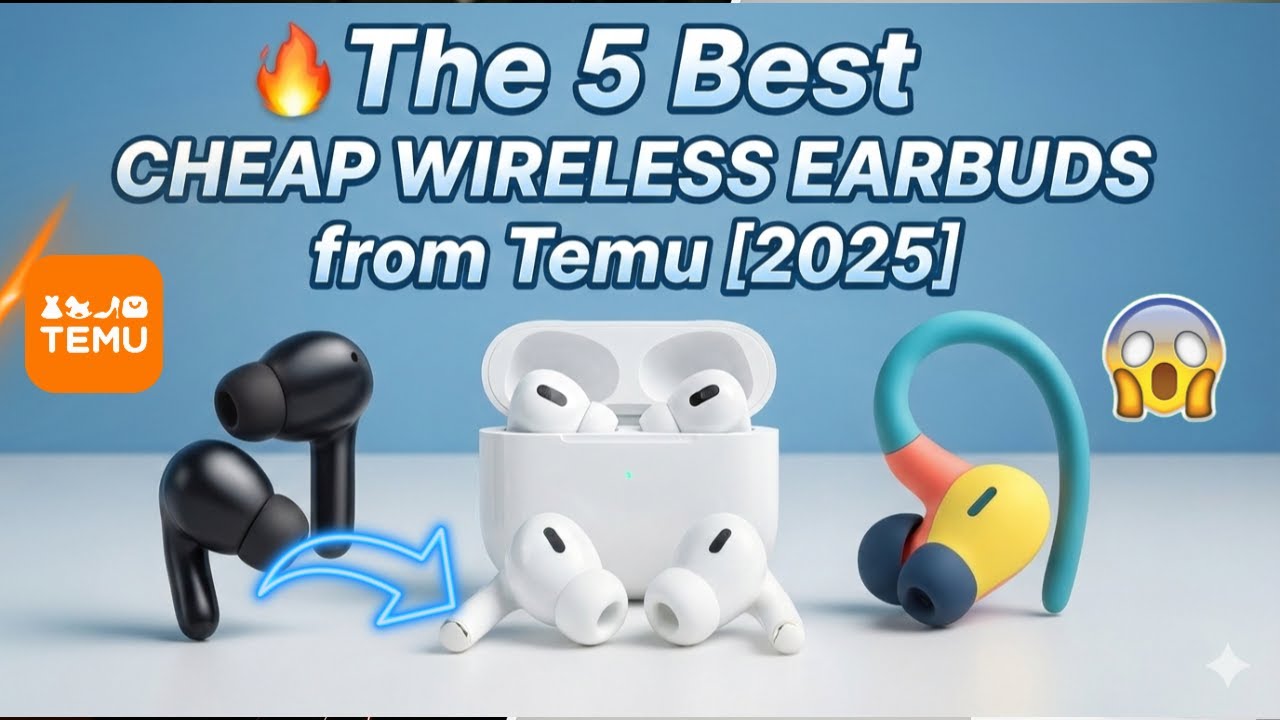 Лучшие недорогие беспроводные наушники от Temu 2026 🔥 Лучшее соотношение цены и качества 😱