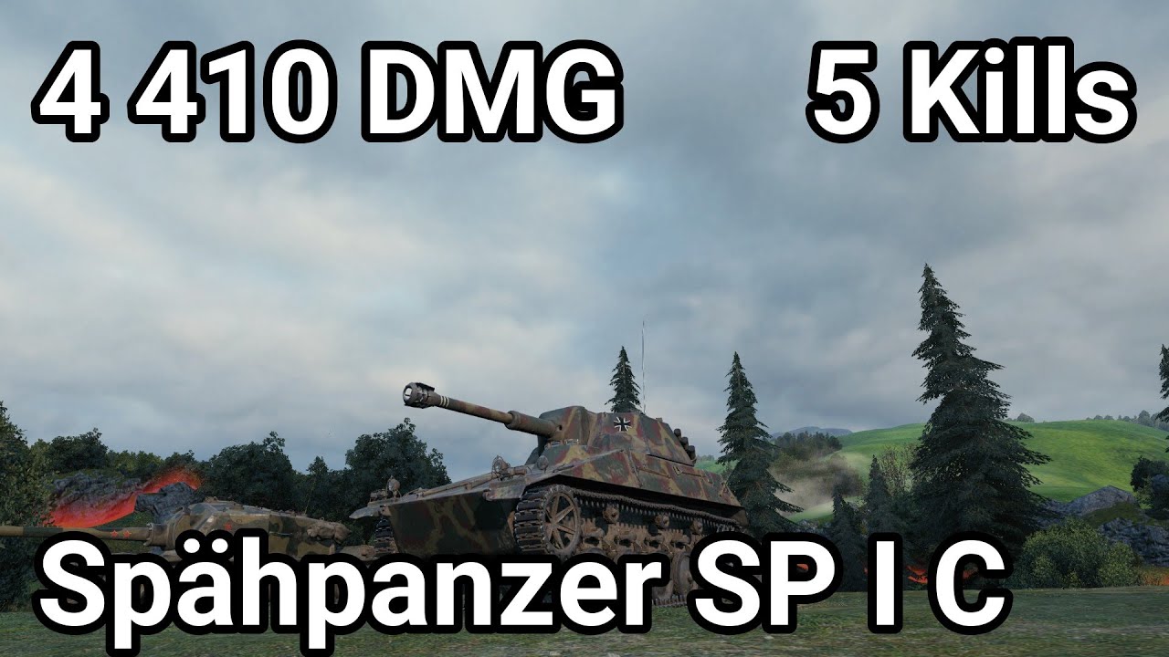 SP I C 4.4K DAMAGE! High Tier Light Tank Carry