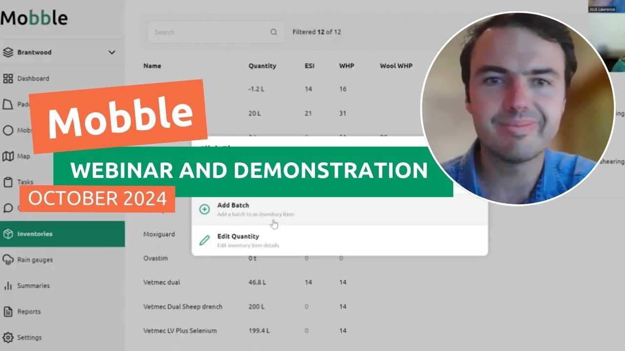 Mobble Webinar and Demonstration - October 2024
