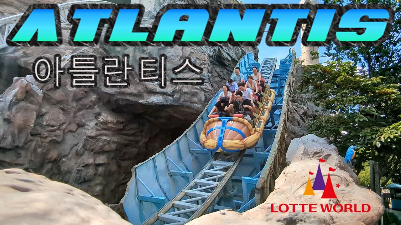 Atlantis Adventure Off Ride | Lotte World Seoul in 4K 60 fps