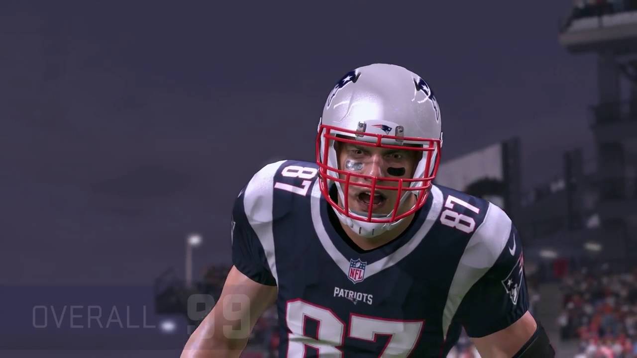 Gronk Madden NFL 17 Ratings Reveal with Mods(please subscribe for more).