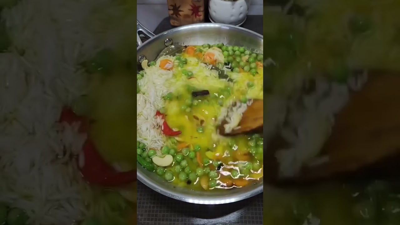 Simple saffron pulao | Saffron pulao | #shorts