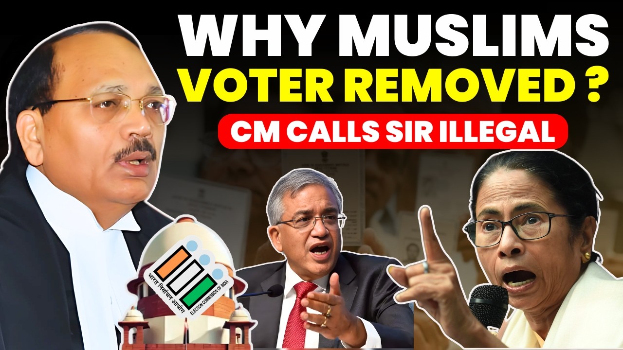 WHY ONLY MUSLIM VOTERS REMOVED FROM VOTER LIST? CM MAMATA CALLS SIR ILLEGAL #mamatabanerjee #sir