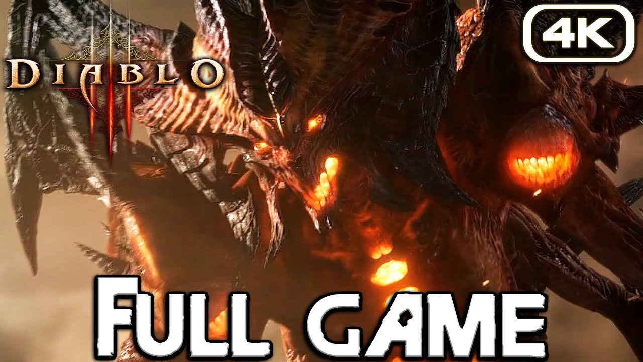 DIABLO 3 Gameplay Walkthrough FULL GAME (4K 60FPS) No Commentary