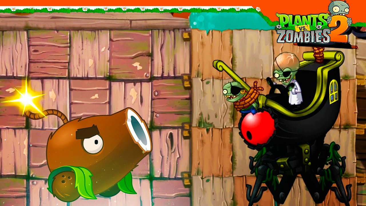 😈 НОВЫЙ ЗОМБОСС В ПИРАТСКИХ МОРЯХ 2.0 ХАРД 💣 Plants vs Zombies 2 Растения против зомби 2 Прохождение