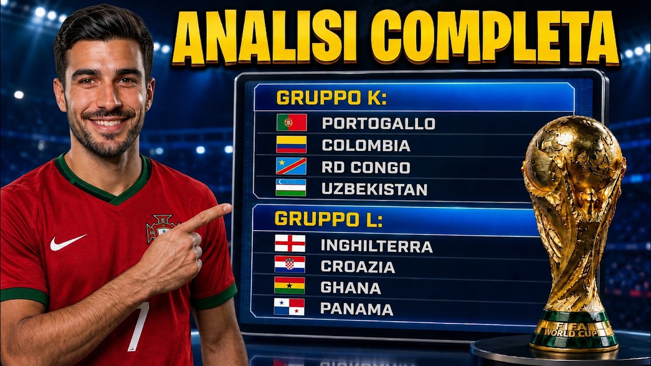 PRONOSTICI MONDIALI 2026 🏆 Scommesse Gruppo K e L: Sorprese e Quote!
