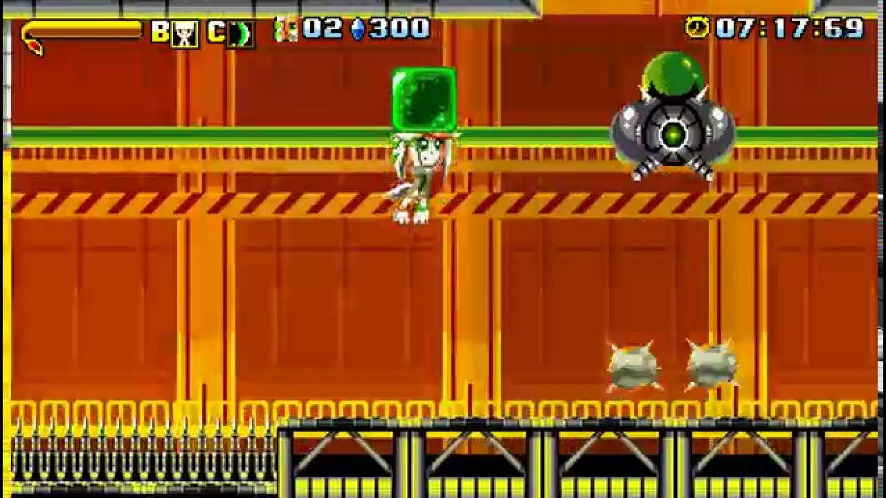Freedom Planet Syntax Alpha mini-boss battle (Milla,Hard,No Damage)