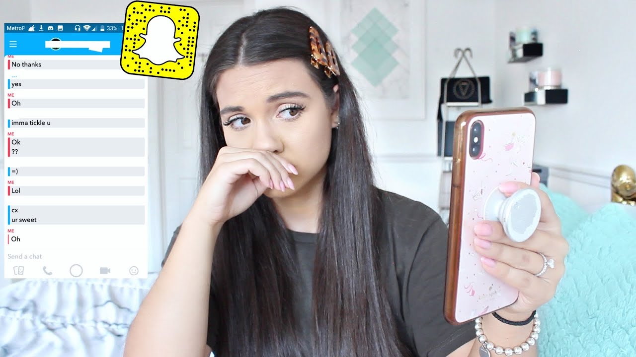 My CREEPY SNAPCHAT STALKER...storytime..NOT CLICKBAIT !