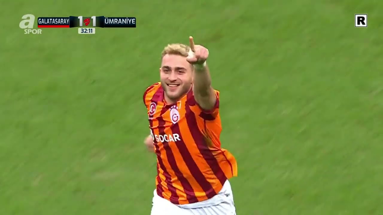 GOL Barış Alper Yılmaz Galatasaray 1-1 &Uuml;mraniyespor (Ziraat T&uuml;rkiye Kupası 5. Tur)