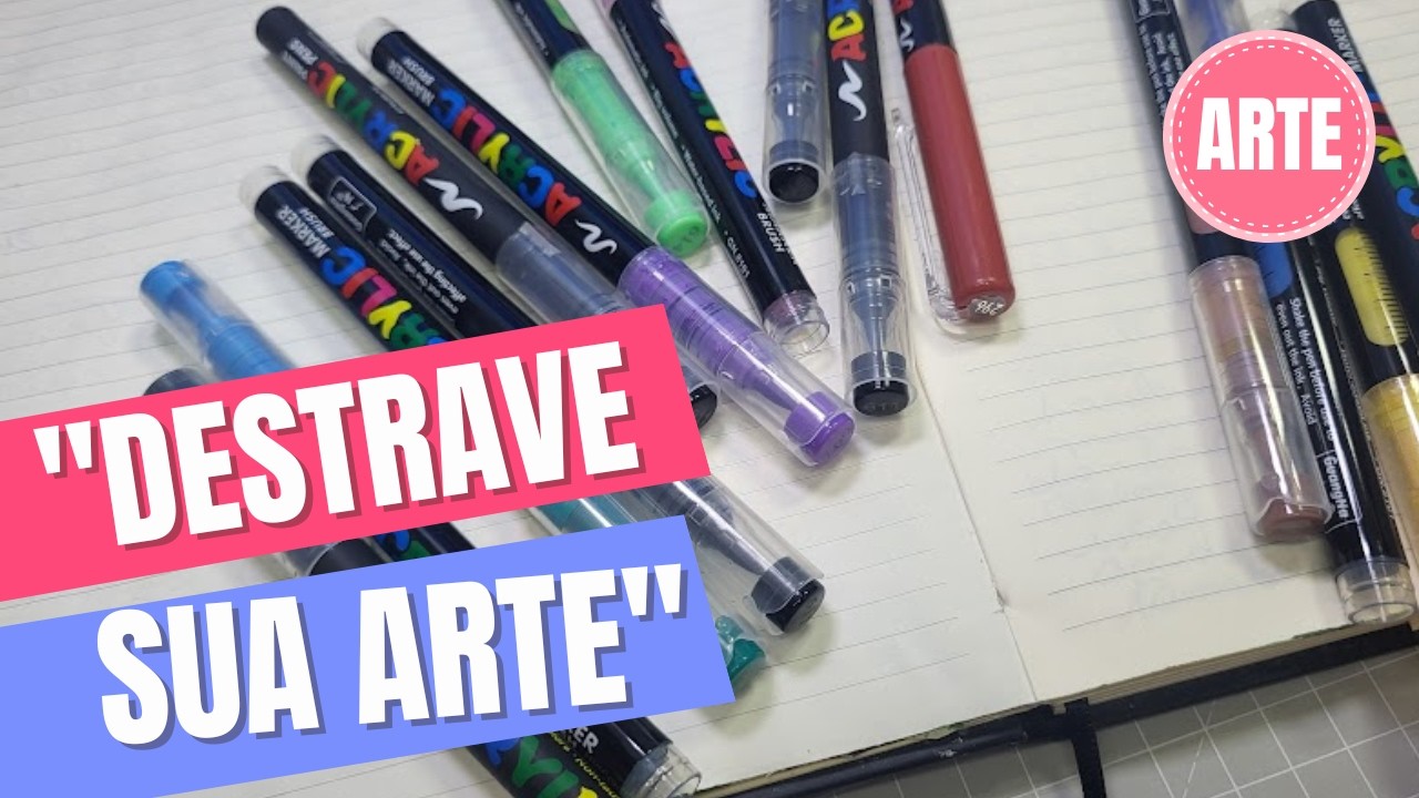SKETCHBOOK NA PRÁTICA: Criando sem medo de errar MIXED MEDIA real!
