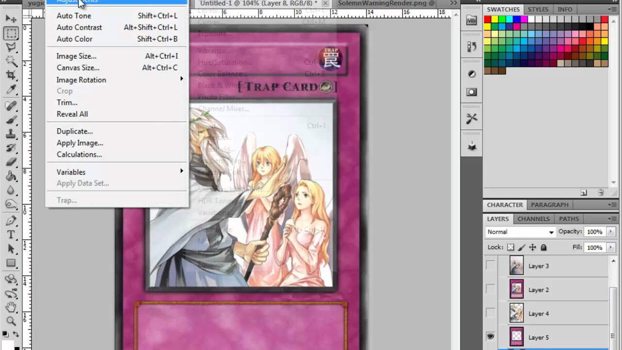 (HOW-TO) Make Ghost Rare Orica/Yugioh Cards!