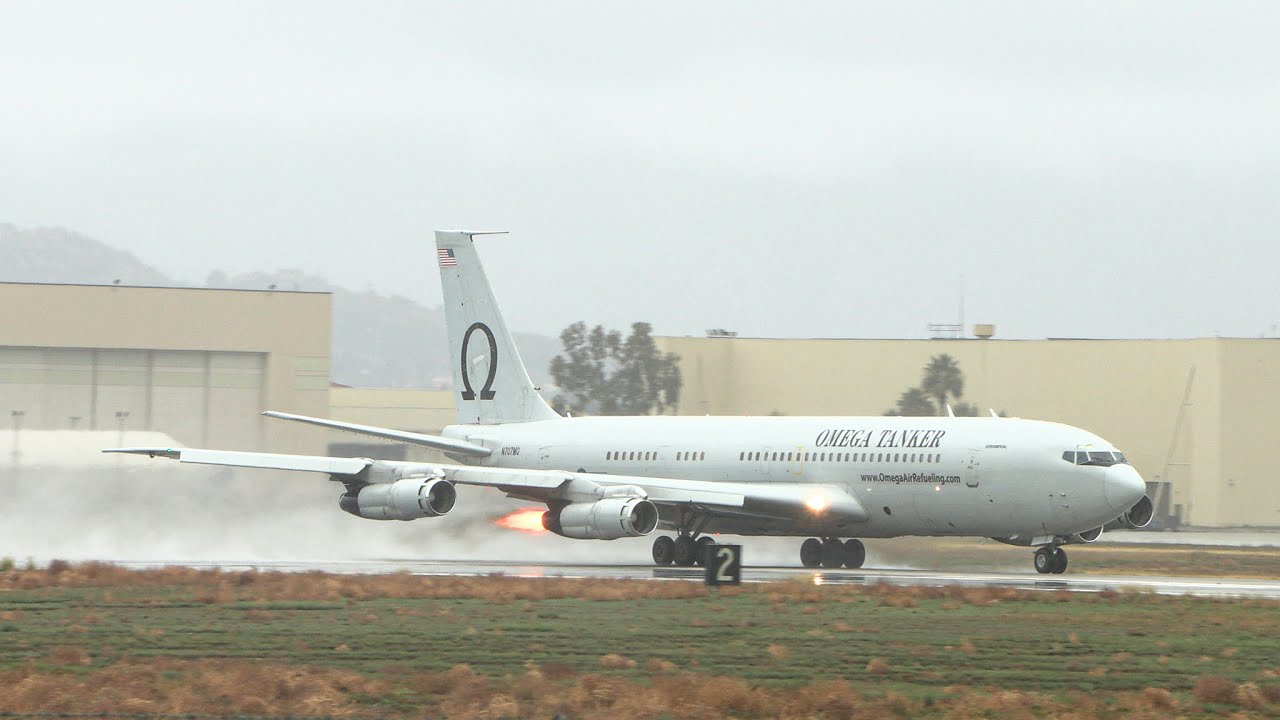 Boeing 707 Rejected Takeoff - N707MQ