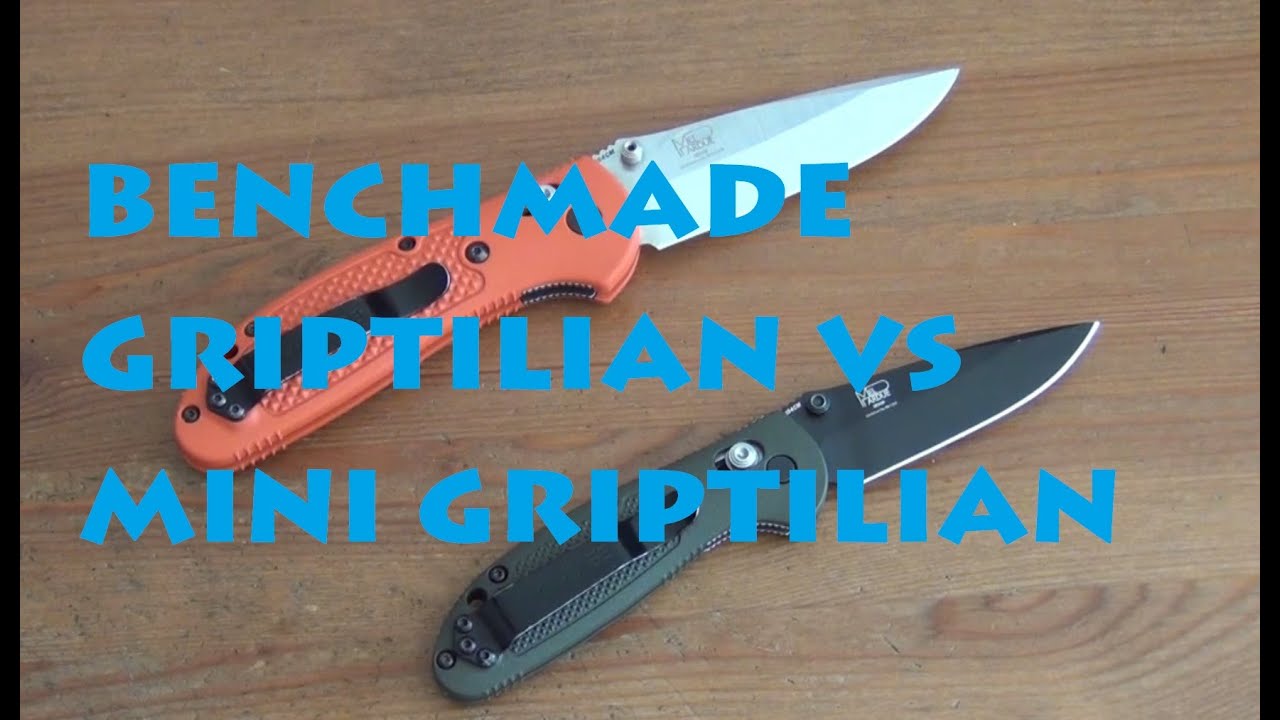 Benchmade Mini Griptilian vs Full Sized Griptilian