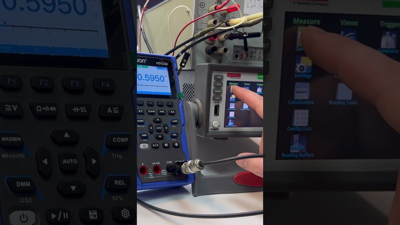 Сравниваем показания Owon HDS160 с Keythley 7510