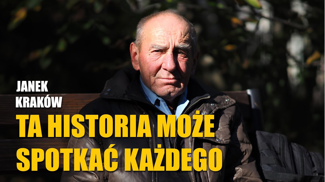 Bezdomny mężczyzna żałuje, bo pracował bez stałej umowy