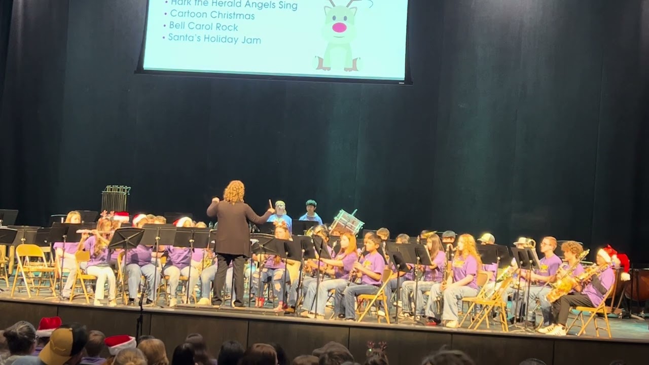 2024 8th grade Band Christmas Concert