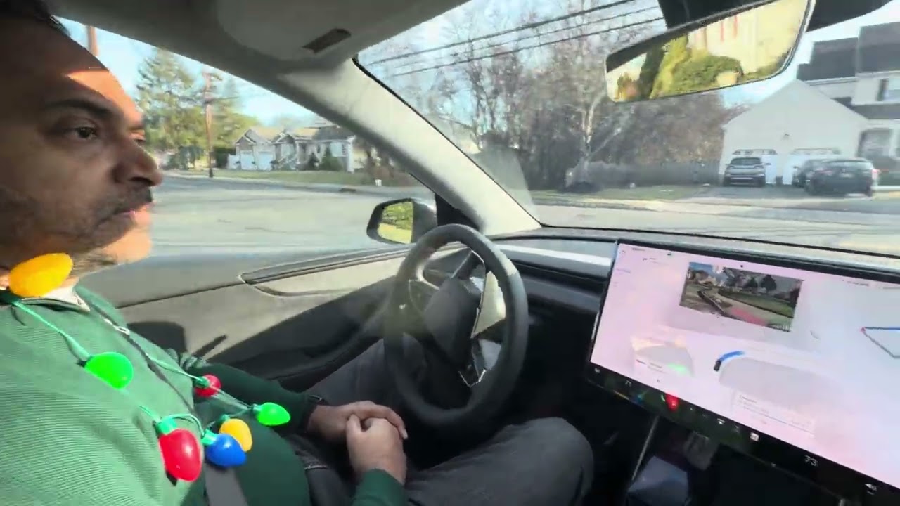 Tesla Model Y self driving 