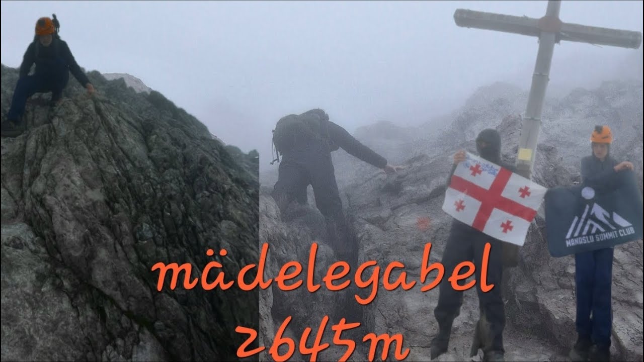 Mädelegabel 2645 M, mountain tour in the allgäu alps.