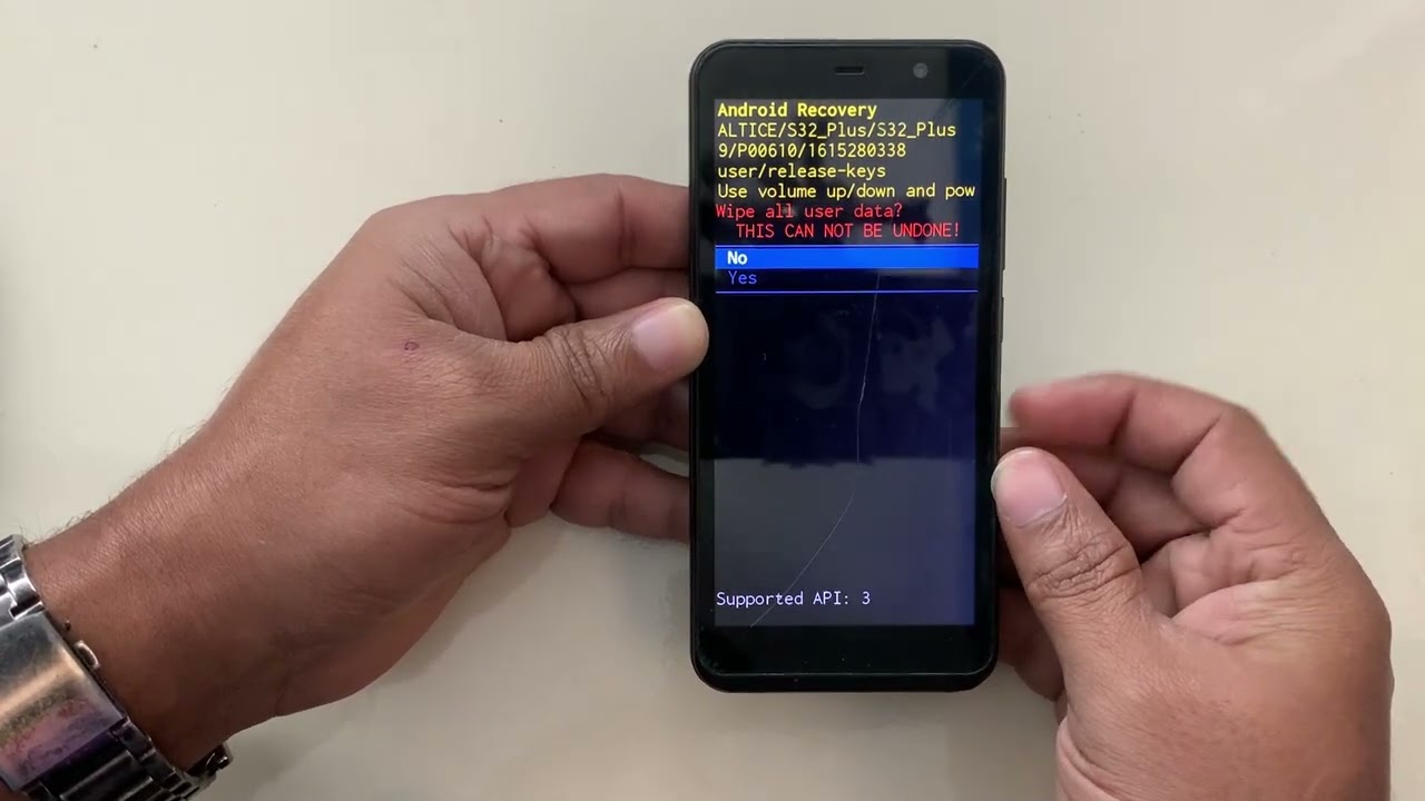 Hard Reset Altice S32+