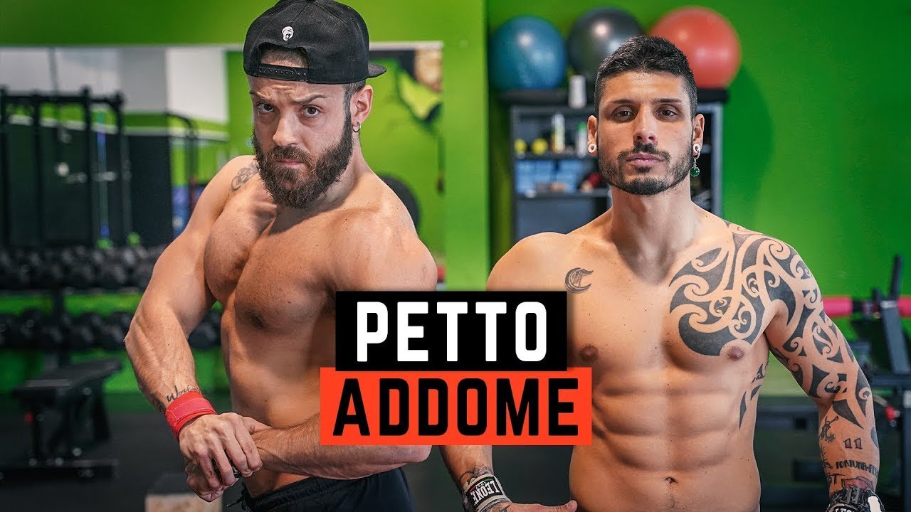 PETTORALI E ADDOMINALI SCOLPITI IN 10 MINUTI   ALLENAMENTO A CORPO LIBERO