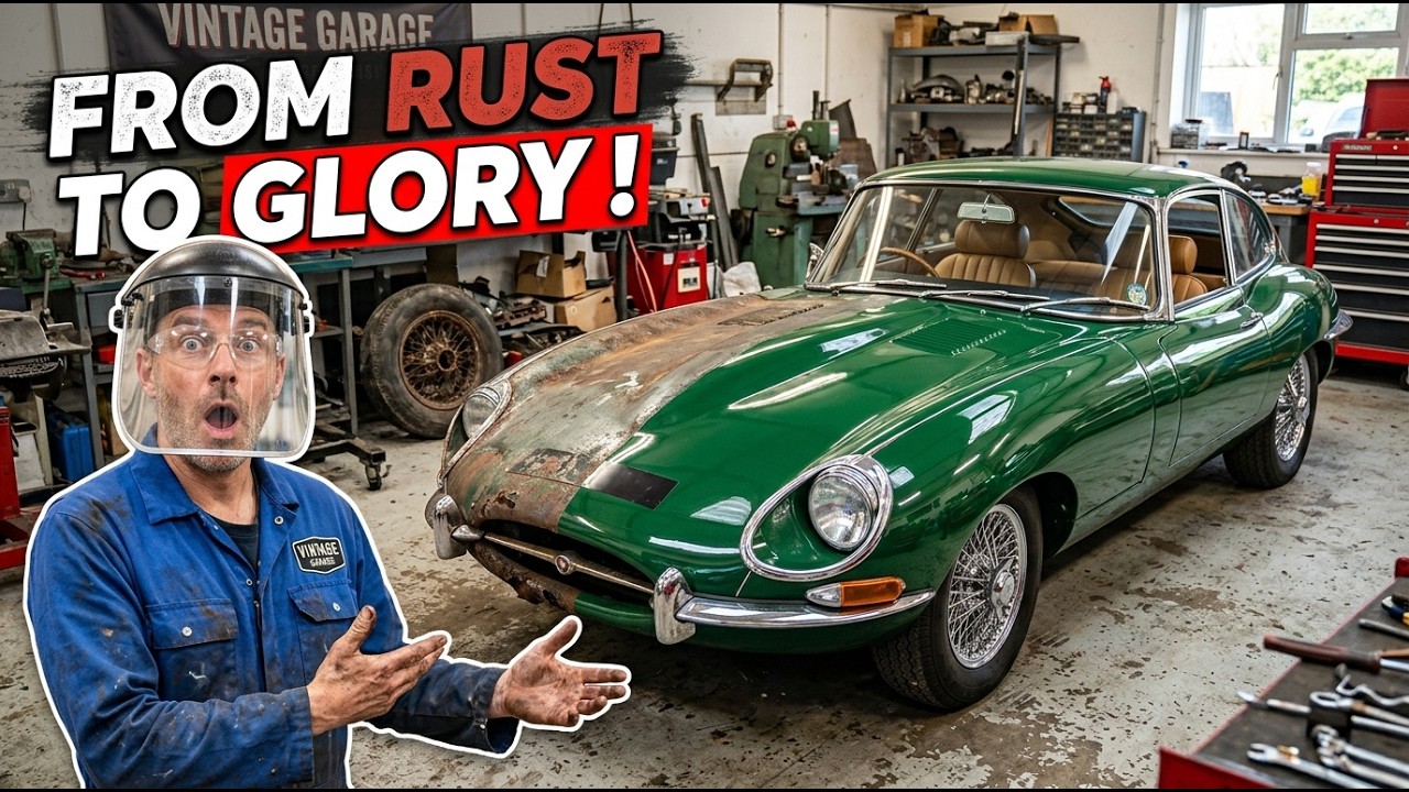 1969 JAGUAR E-TYPE: The ULTIMATE Classic Car Restoration ! - Deep Sea Giants