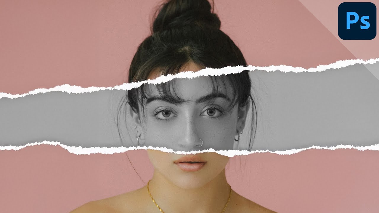 Ripped Paper Effect (Generative Fill) | PHOTOSHOP TUTORIAL