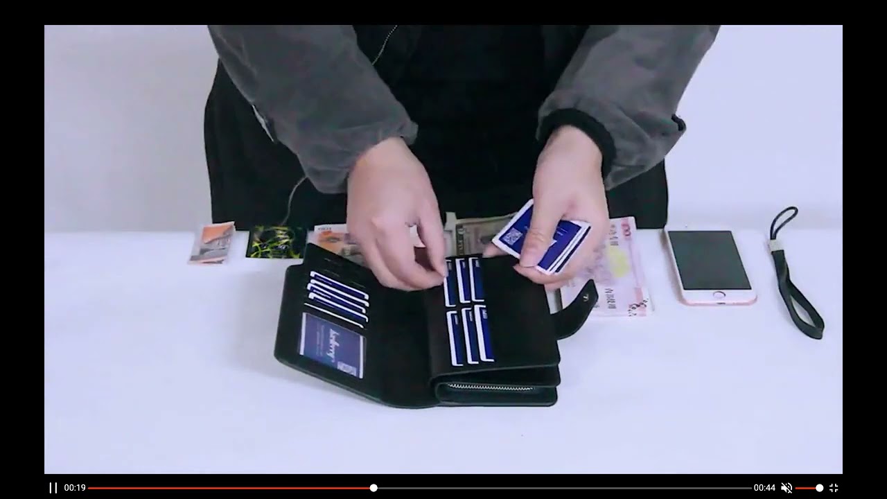 Baellery Multifunction Long style Men's clutch - BL1001