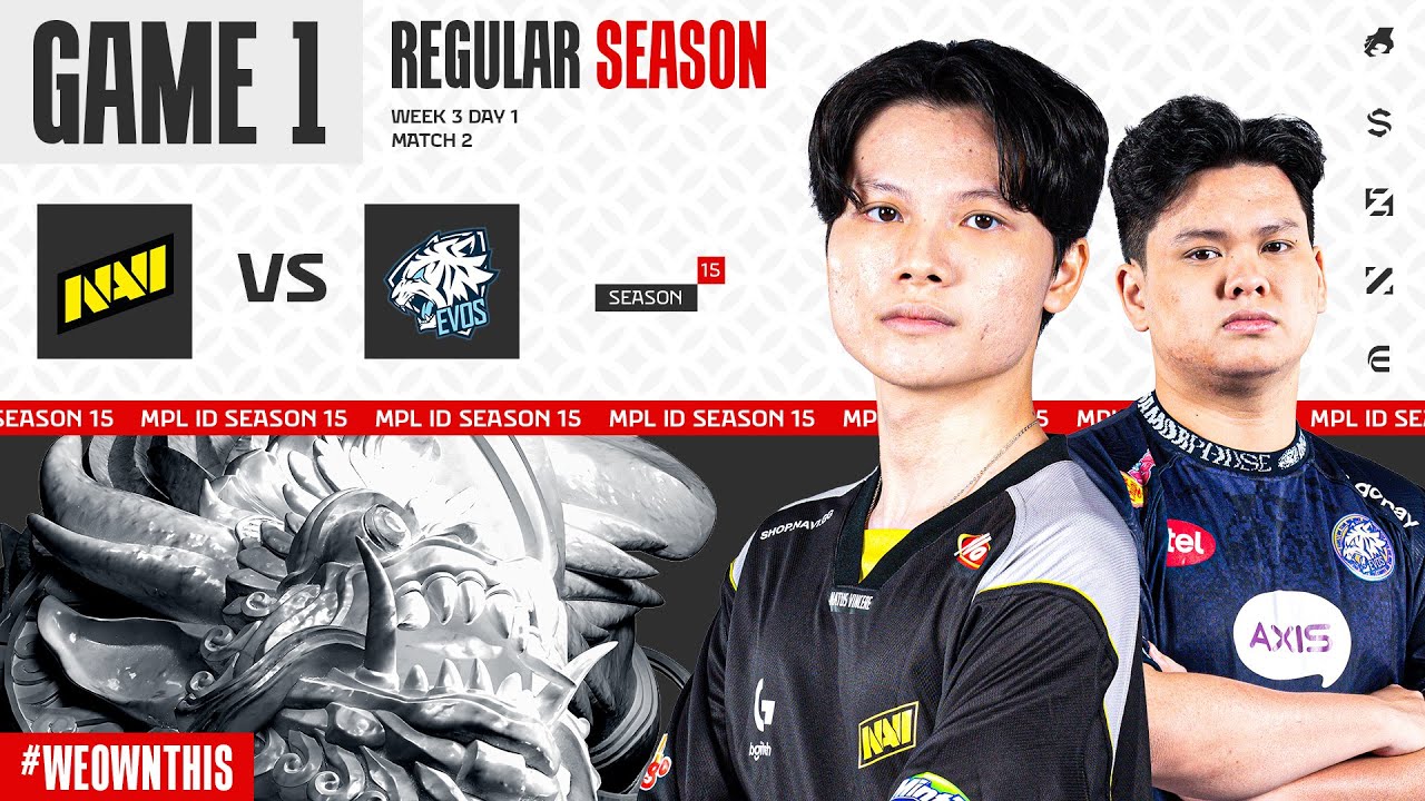 NAVI vs EVOS | Regular Season Week 3 Day 1 | Game 1 | #MPLIDS15