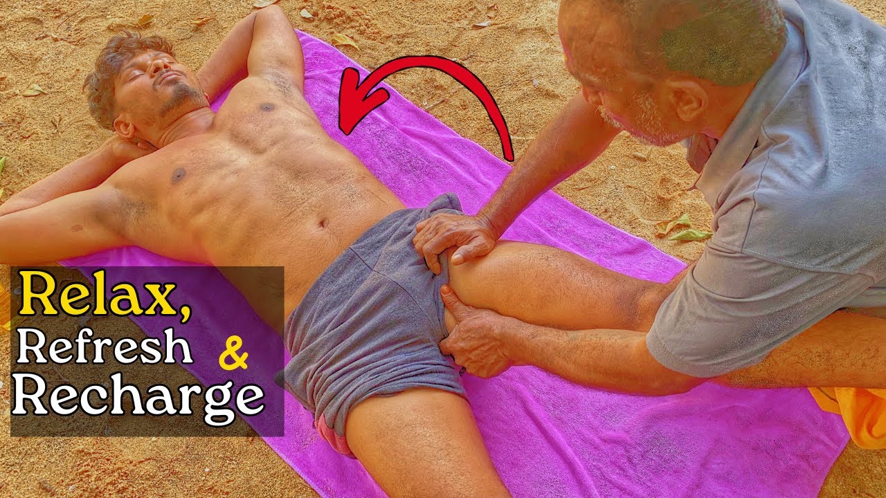 🔱Hogenakkal ASMR 🌿💆🌸Healing Hands Massage | 🫠Melt Away 💯Stress | Natural 🌊🛌River Bed #massage