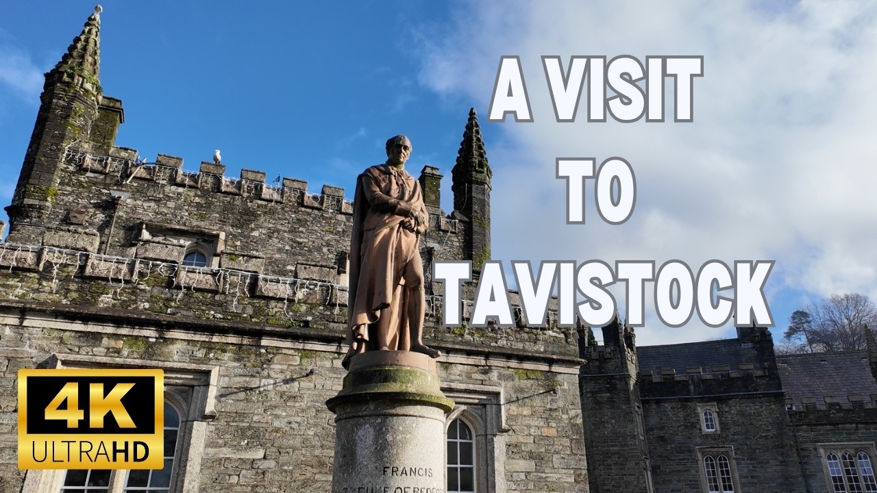 4K A Visit to Tavistock, Devon including Pannier Market