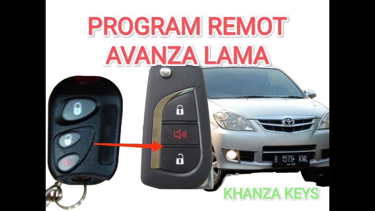 Tutorial cara program remot avanza lama