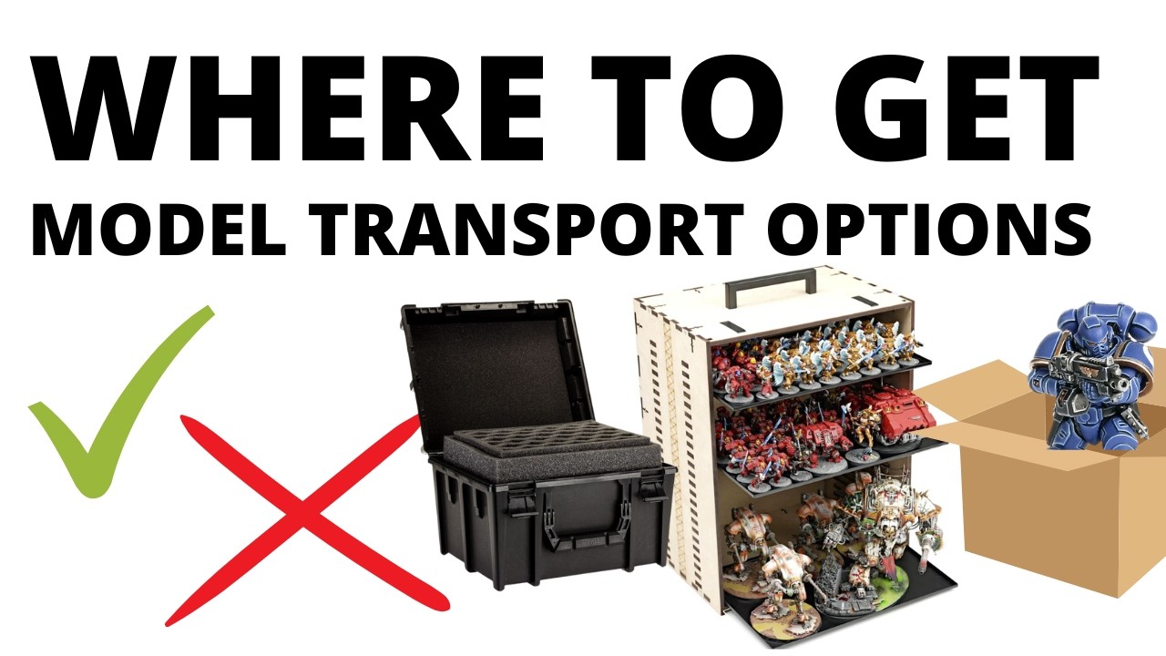 How Best to Transport Warhammer Miniatures? Cases, Magnets and Boxes!