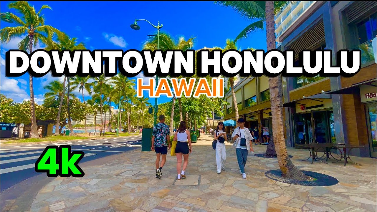 Walking Tour Downtown Honolulu to Hilton Hawaiian Village Oahu Hawaii | Travel Guide