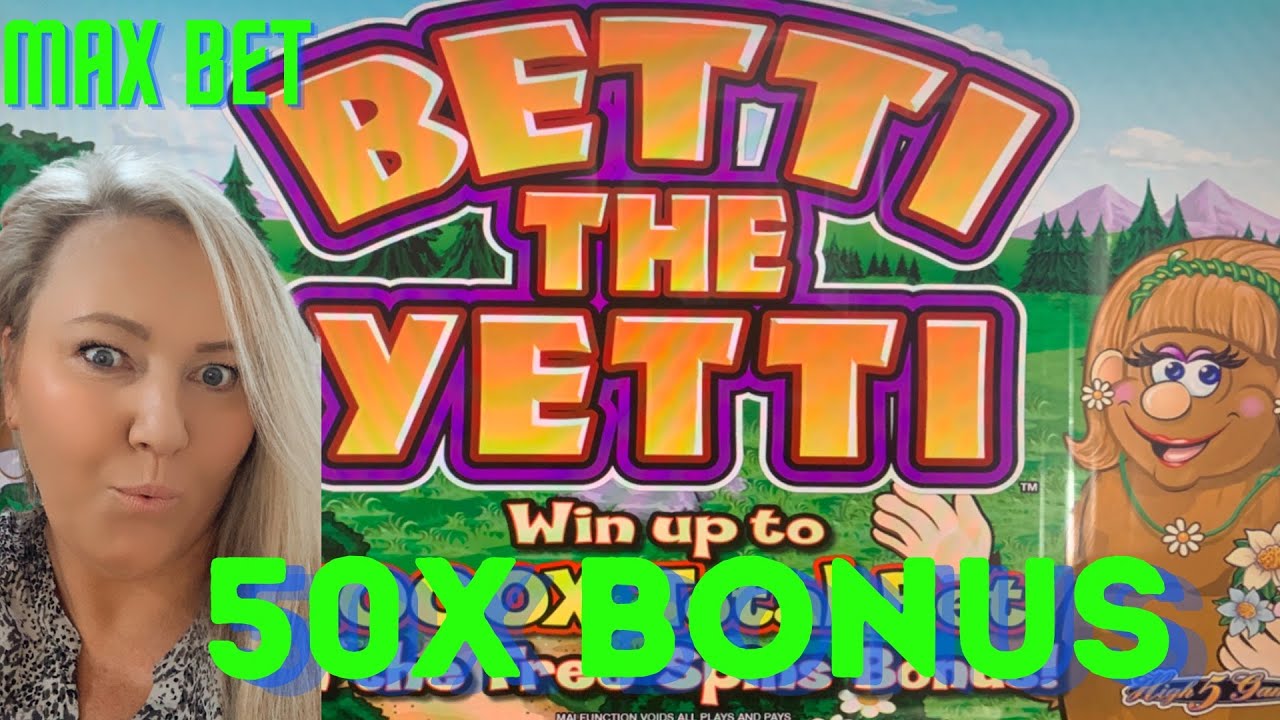 50 X BONUS BETTI THE YETTI SLOT MACHINE BONUS