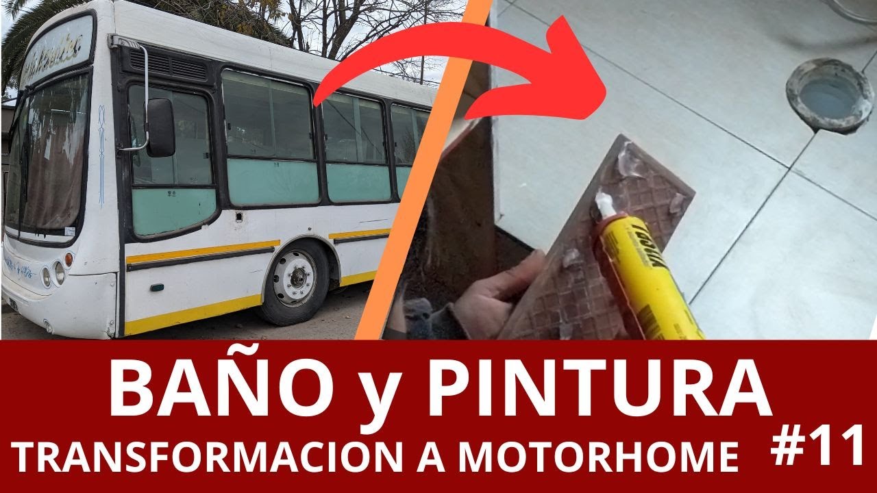 🛁 COMO resolvimos el BAÑO Y el REVESTIMIENTO de la DUCHA. DE COLECTIVO a MOTORHOME! #11 MOTORHOME