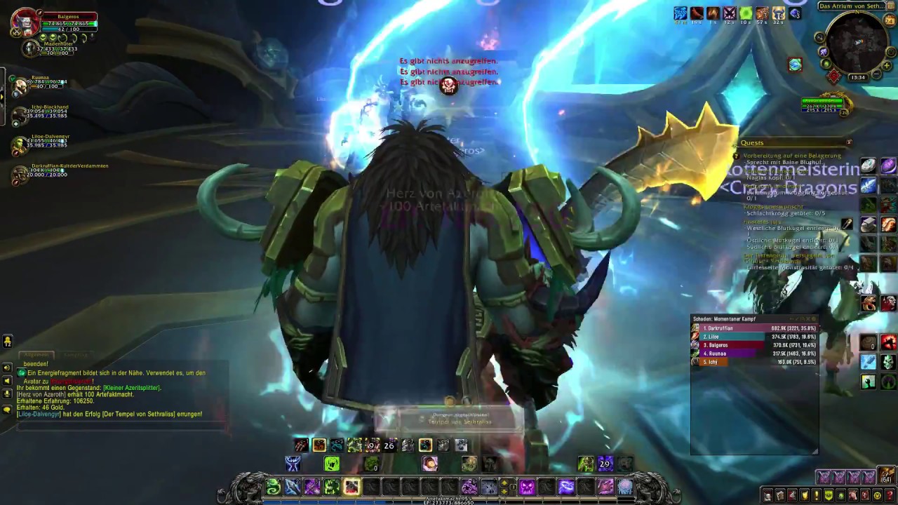 WoW Battle for Azeroth Dungeon: Tempel der Sethrakk Nhc