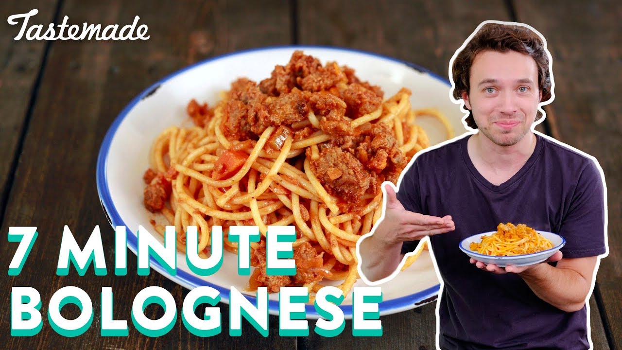 Delicious Bolognese In 7 Minutes | Frankie Celenza