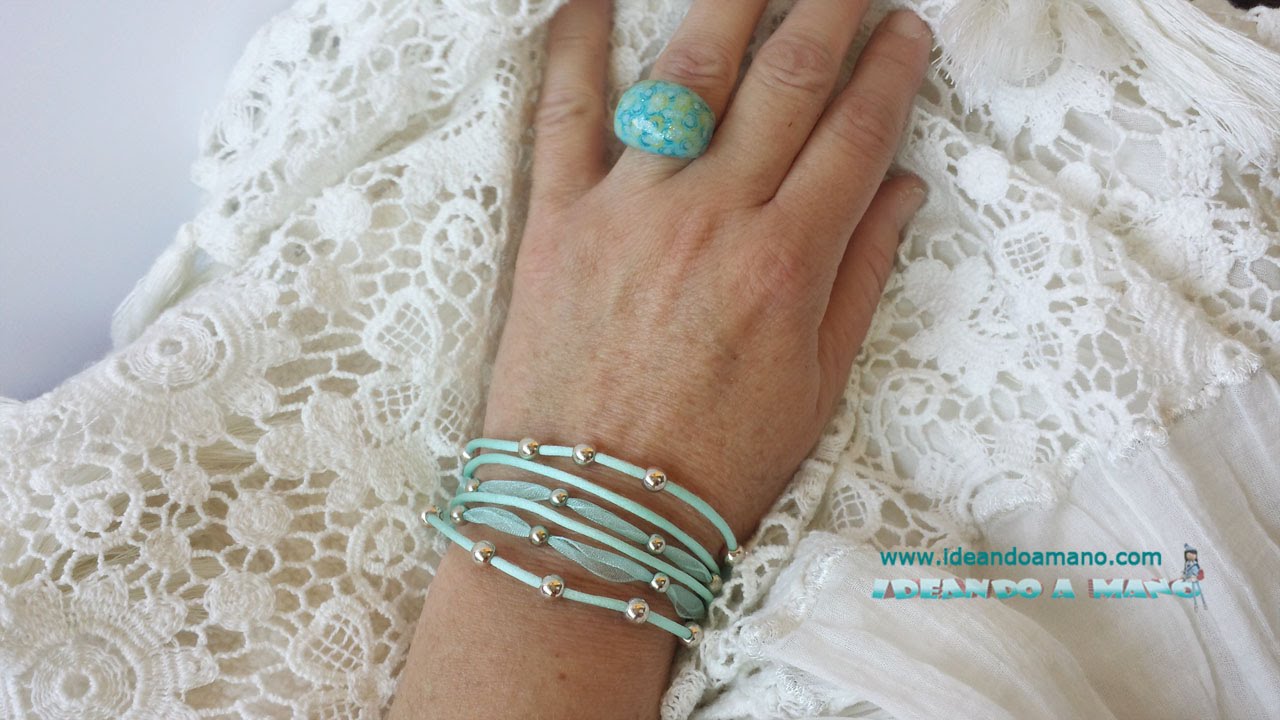 Cómo hacer pulseras de moda con colores del verano