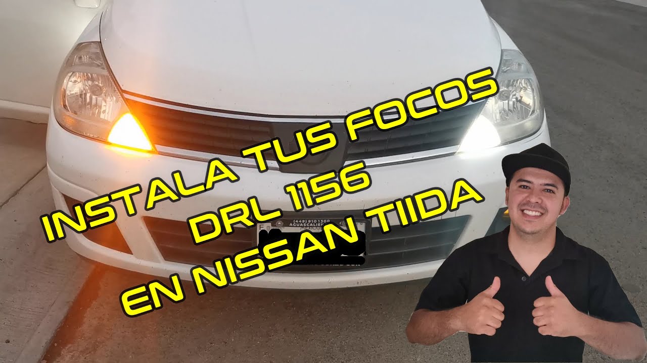 Como instalar focos DRL al nissan tiida