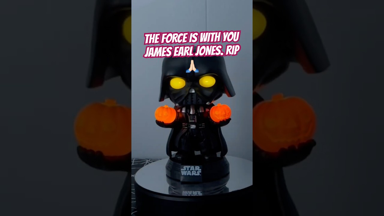 RIP JAMES EARL JONES 😞🙏🏻LIGHT UP DARTH VADER WITH PUMPKINS FUNKO POP 🎃 