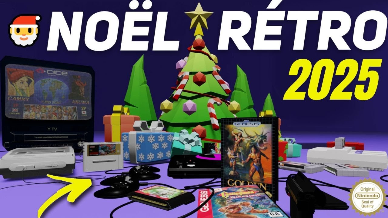 NOËL : LES CADEAUX RÉTROGAMING [2025]