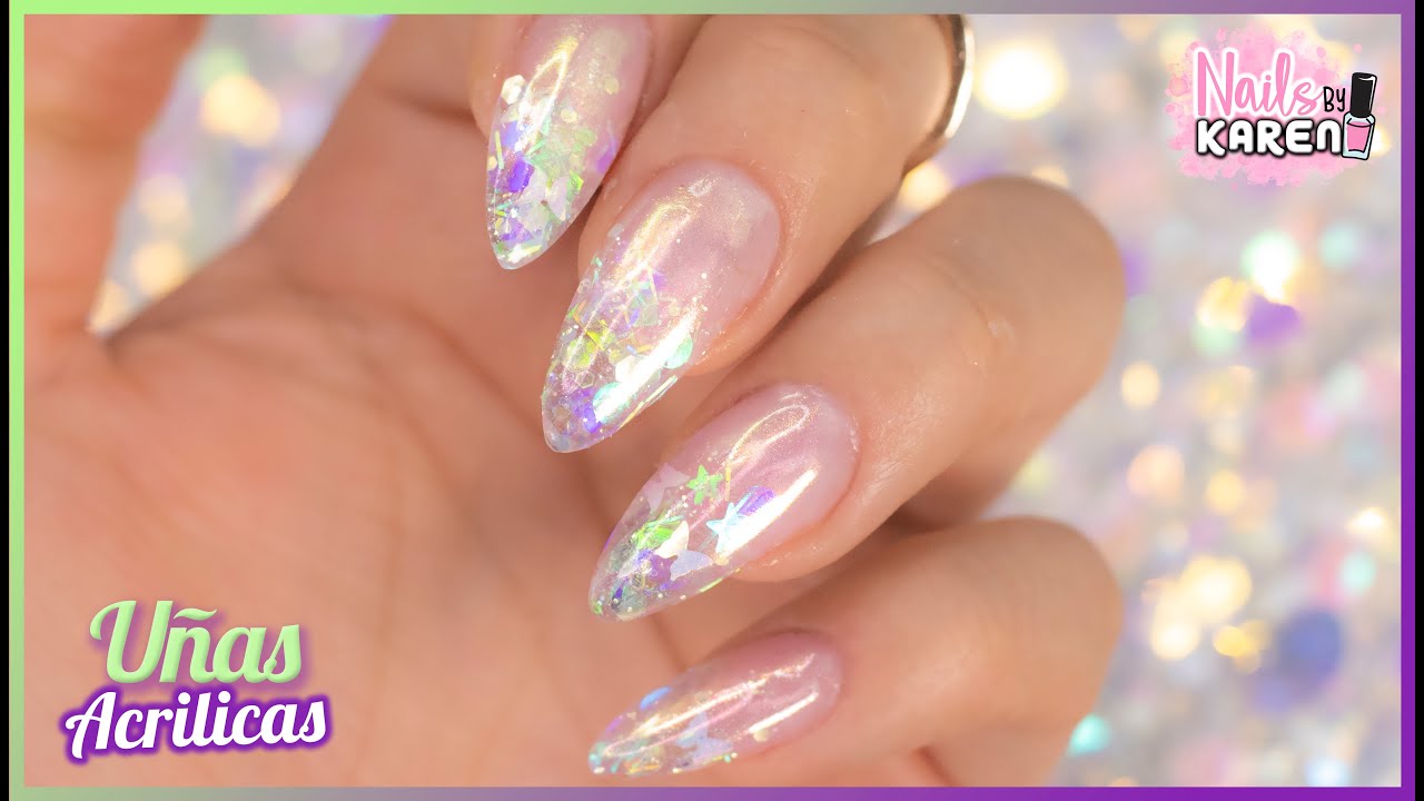 UÑAS ACRILICAS con PUNTA de ALMENDRA | CORTAS