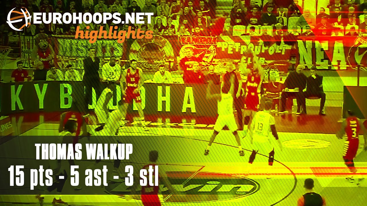 Thomas Walkup (15 points, 5 assists, 3 steals) 💪 Olympiacos Piraeus - FC Bayern Munich 102-74
