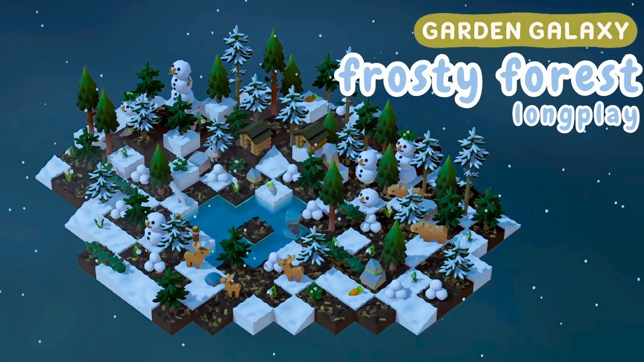 Garden Galaxy Longplay ❄️ Frosty Winter Forest (No Commentary)