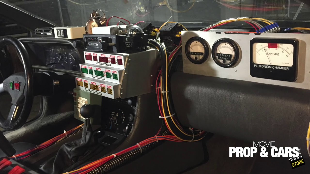 Conversione della Delorean DMC-12 Ritorno al Futuro - Back to the future by Moviepropcarstore Italy